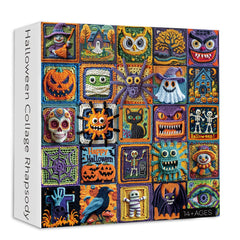 Halloween Collage Rhapsody Jigsaw Puzzles 1000 Pieces