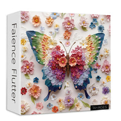 Faience Flutter Jigsaw Puzzle 1000 Pieces