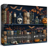 Spooky Bücherregalabende Puzzles 1000 Stücke