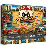 Puzzle da viaggio Route 66, 1.000 pezzi