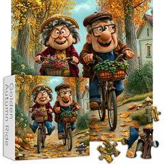 Puzzle Cavalcata d'Autunno Dorato da 1000 pezzi