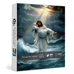 Durch das Tempest -Puzzle 1000 Stücke