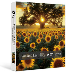 Puzzle du soleil et de la vie Puzzle 1000 pièces