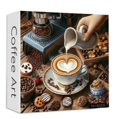 Coffee Art Jigsaw Puzzle 1000 Pieces