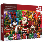 Puzzle degli amici di Natale da 1000 pezzi