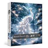 Snowlit Peacock Jigsaw Puzzle 1000 Stücke