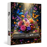 Livre Puzzle Fleurs et Papillons 1000 pièces