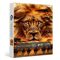 King of the Grasslands Jigsaw Puzzle 1000 Pieces