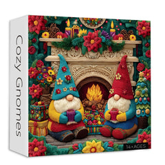 Cozy Gnomes Jigsaw Puzzle 1000 Pieces