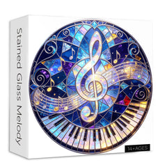 Stained Glass Melody Jigsaw Puzzle 1000 Pieces