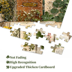 Rompecabezas de diario botánico vintage de 1000 piezas