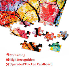 Autumn Leaf Collage Jigsaw Puzzle 1000 Pieces