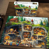 Underground Gnome Village Puzzle 1000 Stücke