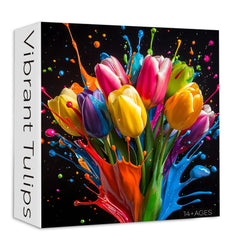 Vibrant Tulips Jigsaw Puzzles 1000 Pieces