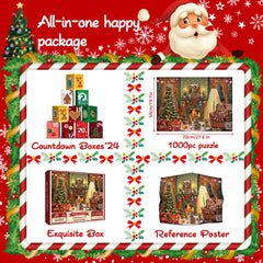 Calendario de Adviento de Nochebuena Pielzle 1000 piezas