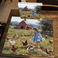 Pielzle de rompecabezas de frescura de la granja 1000 piezas