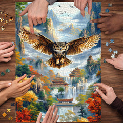Mountain Owl Jigsaw Puzzle 1000 Pieces
