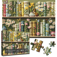 The Bunny's Garden Library Jigsaw Puzzle 1000 Pieces