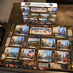 America Then & Now Jigsaw Puzzle 1000 Pieces