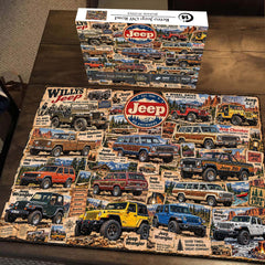 Puzzle retrò Jeep Off Road 1000 pezzi