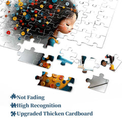 Puzzle Ragazza Cucita 1000 Pezzi