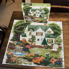 Embroidery Courtyard Jigsaw Puzzle 1000 Pieces
