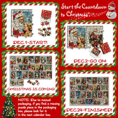 Santa Memories Advent Kalender Puzzle 1000 Stücke