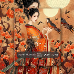 Lady In Moonlight Jigsaw Puzzle 1000 Pieces