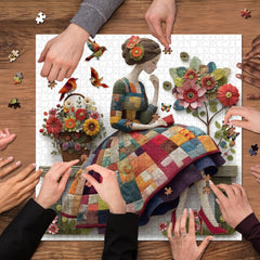 Patchwork Muse Jigsaw Puzzle 1000 Pieces