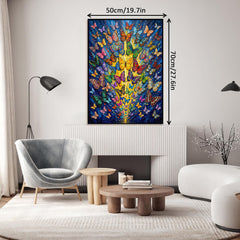 Colorful Butterfly Burst Jigsaw Puzzle 1000 Pieces