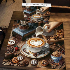 Coffee Art Jigsaw Puzzle 1000 Pieces
