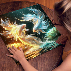 Puzzle con pesci scintillanti, 1000 pezzi