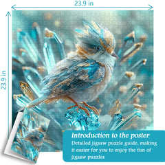Kristallfedern Vogelpuzzle 1000 Stücke