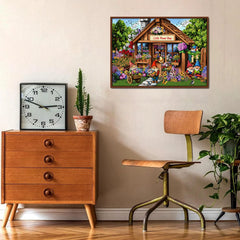 Gnome Garden Freude Puzzle 1000 Stücke