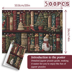 Christmas Embroidery Shelf Jigsaw Puzzle 500 Pieces