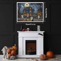 Midnight Haunted House Jigsaw Puzzle 1000 Pieces