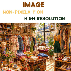 Paris Vintage Boutique Jigsaw Puzzle 1000 Pieces