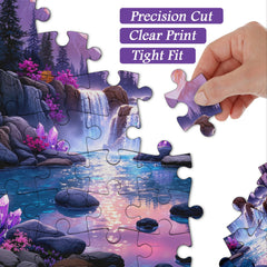 Puzzle Royaume secret d'améthyste 1000 pièces
