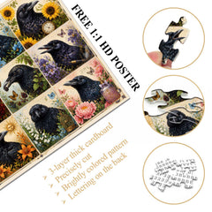 Garden Raven Art Puzzle 1000 Teile
