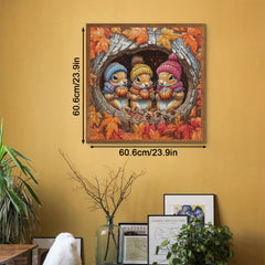 Squirrel's Herbst Geting Jigsaw Puzzle 1000 Stücke