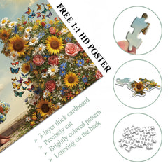 Puzzle Pot de Printemps 1000 pièces