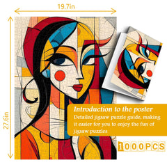 Geometric Rhythm Jigsaw Puzzle 1000 Pieces