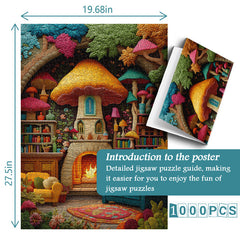 Pilzhaus Jigsaw Rätsel 1000 Stücke