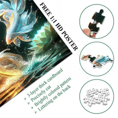 Puzzle con pesci scintillanti, 1000 pezzi