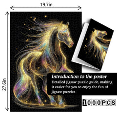 Starry Rainbow Steed Jigsaw Puzzle 1000 Pieces