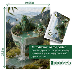 Bamboo forest landscape Jigsaw Puzzle 1000 Pieces