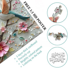 Birdsong Bloom Jigsaw Puzzle 1000 Pieces