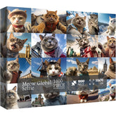 Selfie Cat Animal Puzzle 1000 Stücke