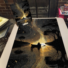 Puzzle notturno della costa stellata, 1000 pezzi