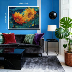 Goldene Sonnenblumen Puzzle 1000 Teile